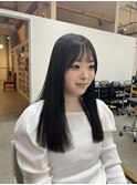 ツヤ髪ロング