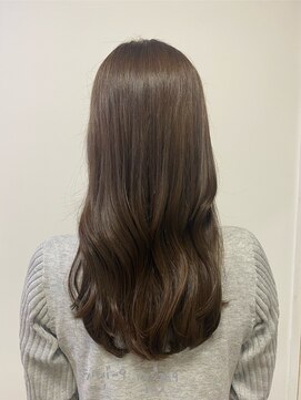 エシカル(ethical) 低ダメージ透明感ベージュカラー+ケアプロ超音波トリートメント