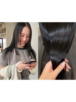 従来のストレートとは仕上がりが違う！好みの質感を叶えながら素髪のような自然なストレートに◎