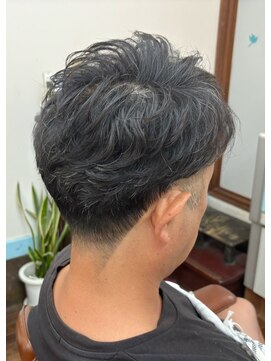 メンズくせ毛風パーマスタイル