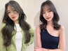 【本格韓国style/顔周りの黄金比】韓国カラー+韓国カット+Kトリートメント