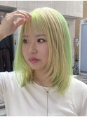 !ダブルカラーホワイトブロンド金髪ホワイトベージュ#原宿