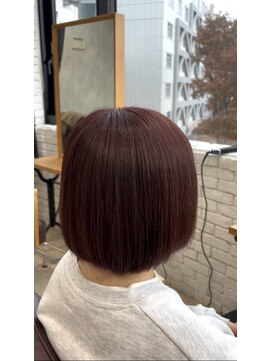 ブリーチなしダブルカラーでピンクラベンダー！！！