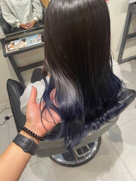 ニール(Neale.) 青のグラデーション12.28黒髪