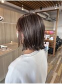 ハイライト　冬にぴったり　グレージュ　柏　柏駅