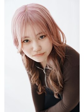 リル バイ ラミール(LiL by lamiell) Light pink × Brown beige グラデーションデザイン