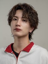 オーシャントーキョーオーバー 渋谷(OCEAN TOKYO OVER) 韓国ヘアニュアンスコンマバングセンターパートフェザーパーマ