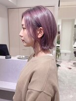 ピークス 千葉店(Peaks) 丸みショートボブ/レイヤー/20代30代40代50代/顔周りカット