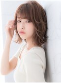 レイヤーボブ/結べるボブ/小顔外ハネロブ/20代30代/銀座