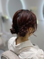 ヘアセット クラン ルシェ 心斎橋玉屋町店(hair set Clan luce)&nbsp;ツインお団子