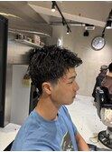 リバースセンターパート/ニュアンスパーマ/ダウンバング/飯田橋