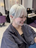 ハピネス 河原町店(Happiness)&nbsp;顔まわりカット　コンパクトショート　京都美容室　進詩織
