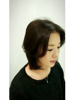 インデックスヘアー 亀戸店 甘くならない、上品でクールなミディアムハイレイヤー