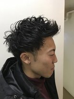 パティオンツー(PATIONN2)&nbsp;メンズアップバングショートスタイル【表参道青山原宿渋谷】
