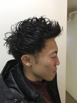 パティオンツー(PATIONN2) メンズアップバングショートスタイル【表参道青山原宿渋谷】