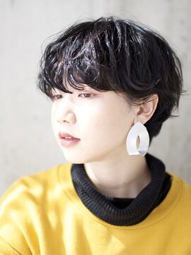 シスタ(SISTA) 【SiSTA】 黒髪×クセ毛風パーマ