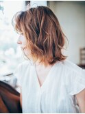 柔らかミディアムボブ【稲毛駅】