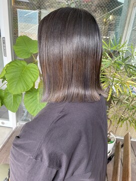 ダブル(W) 【hair salon W】グレージュボブ