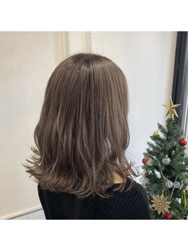 イオエ 岡本(ioe) イメチェン/フルバング/似合わせ/レッドブラウン/デジタルパーマ