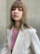 表参道roijir 　マッシュウルフ×ハイトーンベージュ