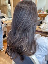 バイオレット 栄店(Violet)&nbsp;ハイライト 透明感カラー アッシュグレージュ ブルーグレージュ