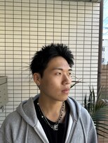 スウェル 船橋店(Swell)&nbsp;ハイライト/マッシュパーマ/ウルフ/アッシュブラック1