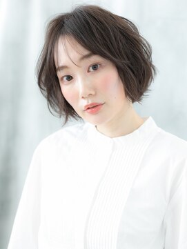 ドクターズ サロン ラブ(Dr's Salon LAB) ゆるふわパーマ小顔くすみカラーマッシュボブk古河20代30代40代