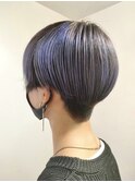 【Lilly渋谷】#ハンサムショート#ネイビーブルー#学割U24#韓国