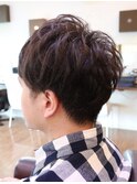 メンズカット/マッシュショート/ツーブロック/パーマ