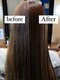 エミタス ヘア リゾート(EMITAS Hair Resort)の写真/話題のコスメ縮毛矯正◎さらっとした手触りの艶髪に♪高級薬剤を使用した自然なさらさらストレートへ―。