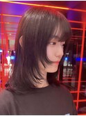 ワンホンヘア/韓国ヘア/ウルフ/前髪[レイヤーカット/渋谷