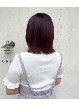 シェミール(CHEMIR) ピンクカラー×ボブ【四日市】