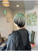 アンブレラカラー/グラデーションカラー/マッシュショート渋谷
