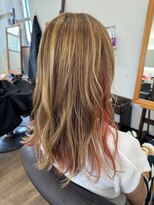 ヘアー ワンアビル(Hair One Abile) ハイライトインナーレッドオレンジ