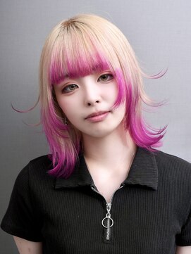 レボル(REVOL) ピンクエンドカラー☆推し活推しカラーハイトーンブリーチ