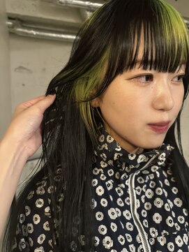 ノラ シブヤ(NORA) ブロックカラー/ルーツカラー/ライムグリーン/デザインカラー