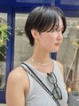 ティーヘア(t.hair)&nbsp;#大人カジュアルショート#センターパートショートヘア#似合わせ
