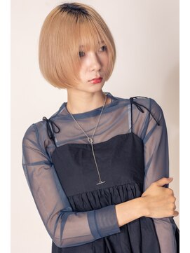 ブリング バイ スノードロップ 吉祥寺(BRING by Snowdrop) 黒髪/ボブルフ/ネビージュ/小顔/ワンレン/吉祥寺/髪質改善/前髪