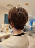 ショート×パーマ
