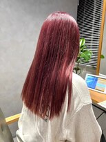 ビス リアン 川口店(Vis lien)&nbsp;20代30代40代大人可愛いシアーピンク透明感肩ライン外ハネ