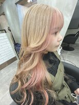 ナンバーウルス 名駅店(N° ulus)&nbsp;【number ulus】韓国風インナーカラー×ペールピンク