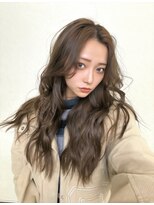 リト(riTo)&nbsp;20代30代ラベンダーグレージュワンホン韓国レイヤーロング