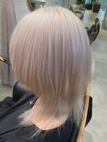 ナンバーウルス 名駅店(N° ulus)&nbsp;【number ulus】ショートウルフ×ホワイトベージュ