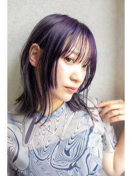 ログ 高松木太店(Log) ブリーチ/ダブルカラー/インナー/レイヤーカット/ボブ/高松