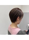 チョコブラウン×ショートスタイル