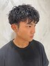 【メンズ限定】カット+パーマ+眉カット　￥13,800