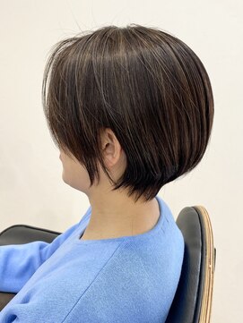トト 船橋店(toto.) ☆細めハイライトボブフェザーショートマロンベージュ[船橋]