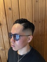 コトノハ 新屋敷町店(kotonoha)&nbsp;7:3スキンフェード~パートラインを添えて~