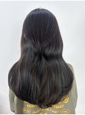 くびれヘア美髪韓国ヘア顔周りレイヤーロング_ba549571