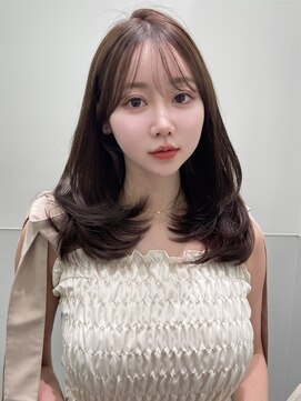 パルス ギンザ(PULSE ginza) ミディアムレイヤーカット内巻き顔まわりレイヤーカット